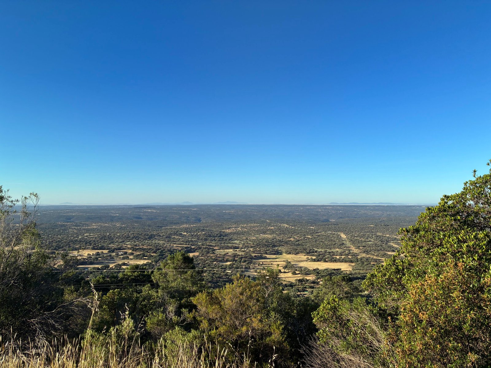 Vistas del paisaje de Monfragüe desde la hospedería